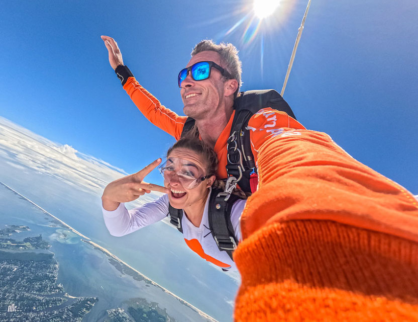 Oceanview tandem skydive over Long Island
